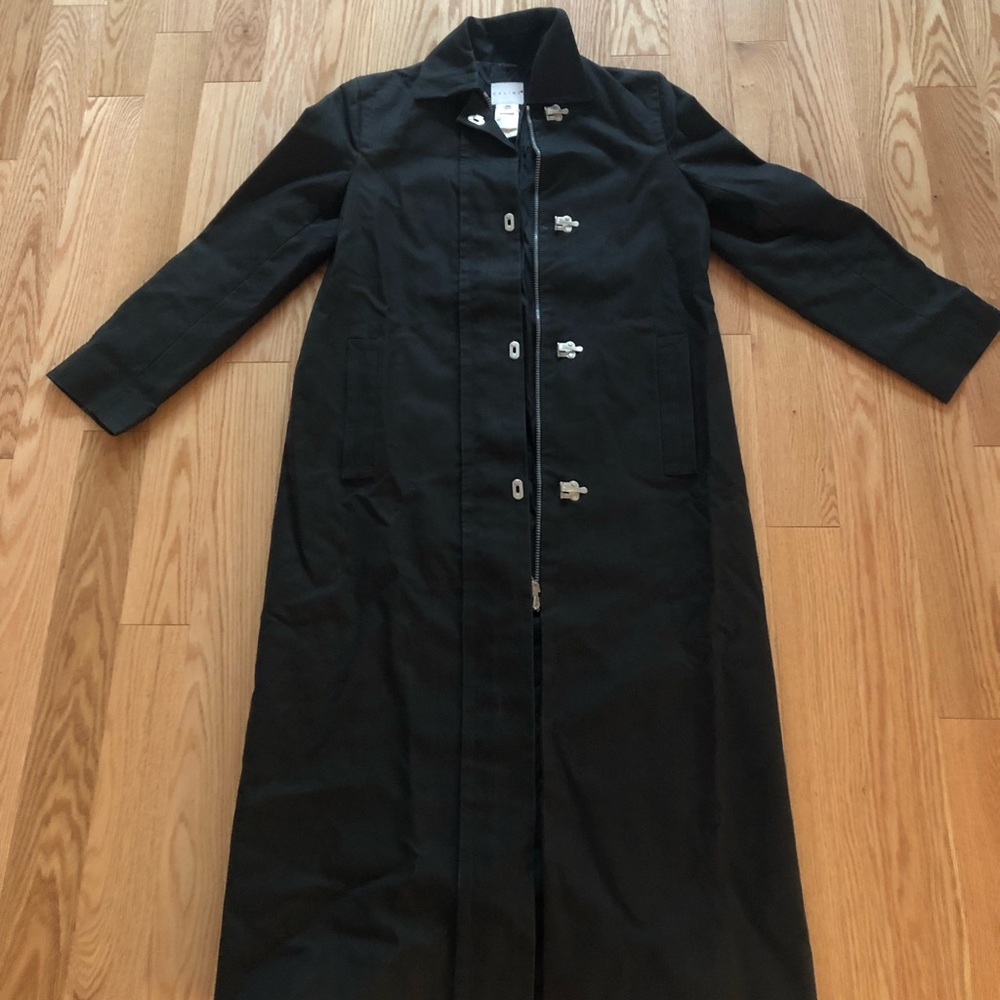 Celine trench coat.